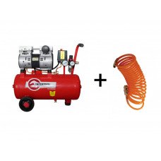 Компресор безмаслянний INTERTOOL PT-0022 + подарунок (шланг на вибір: PT-1702, PT-1704, PT-1705) (PT-0022+aktsiya)