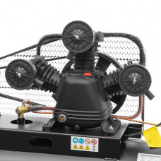 Компресор 100 л, 5 HP, 4 кВт, 380 В, 8 атм, 600 л/хв. 3 циліндра INTERTOOL PT-0036
