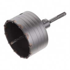 Комплект: свердло корончатое по бетону 105 мм перехідник SDS Plus 100мм INTERTOOL SD-7105