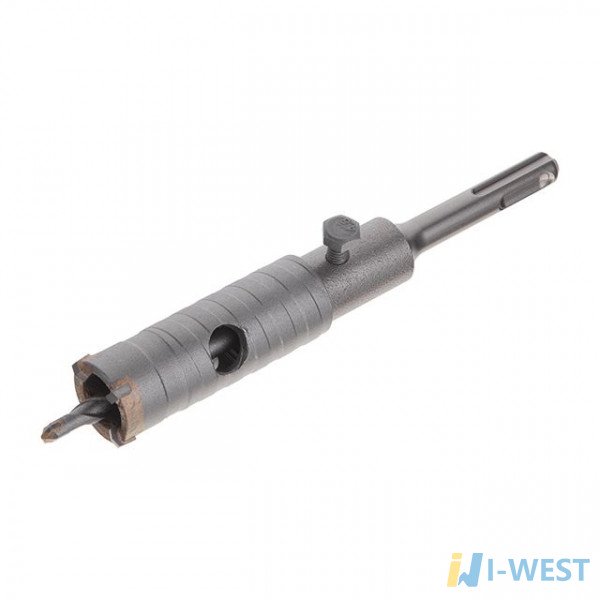 Комплект: свердло корончатое по бетону 26 мм Перехідник SDS Plus 100 мм INTERTOOL SD-7026