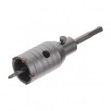 Комплект: свердло корончатое по бетону 46 мм Перехідник SDS Plus 100мм INTERTOOL SD-7046