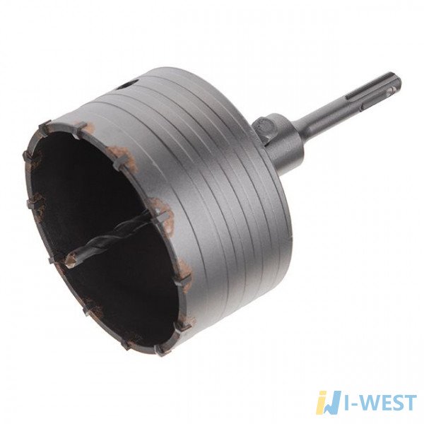 Комплект: сверло корончатое по бетону 105 мм + переходник SDS Plus 100мм INTERTOOL SD-7105 Комплект: сверло корончатое по бетону 105 мм + переходник SDS Plus 100мм INTERTOOL SD-7105