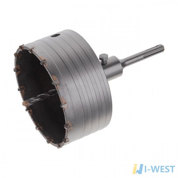 Комплект: свердло корончатое по бетону 120 мм перехідник SDS-plus 100мм INTERTOOL SD-7120 Комплект: свердло корончатое по бетону 120 мм перехідник SDS-plus 100мм INTERTOOL SD-7120