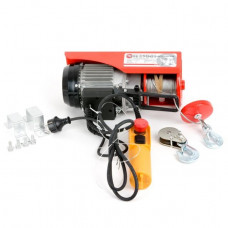 Лебедка электрическая 220/230В, 500Вт, 125/250 кг, трос 3.0мм*12м INTERTOOL GT1481 Лебедка электрическая 220/230В, 500Вт, 125/250 кг, трос 3.0мм*12м INTERTOOL GT1481