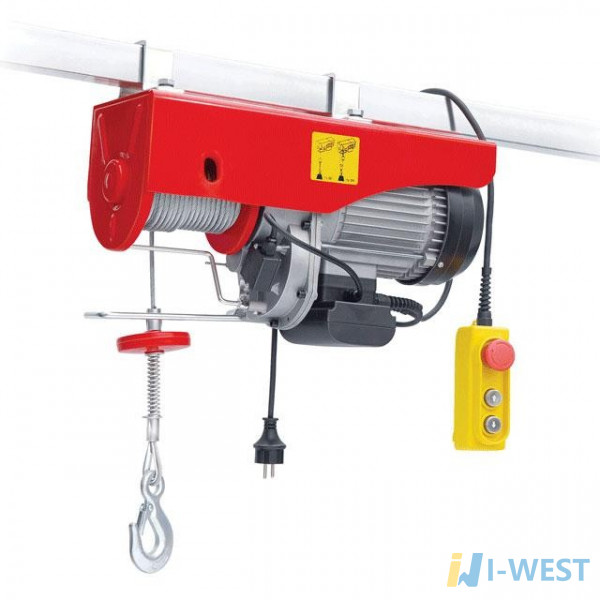 Лебідка електрична 220/230В, 900Вт, 250/500кг, трос 4.2 мм*12м INTERTOOL GT1482 Лебідка електрична 220/230В, 900Вт, 250/500кг, трос 4.2 мм*12м INTERTOOL GT1482