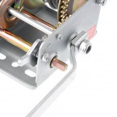Лебедка рычажная барабанная стальной трос 900 кг INTERTOOL GT1455 Лебедка рычажная барабанная стальной трос 900 кг INTERTOOL GT1455