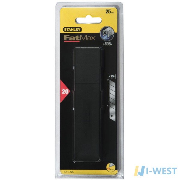 Лезвие запасное FATMAX®, 20 шт. по 25 мм с отламывающимися сегментами STANLEY (3-11-725)