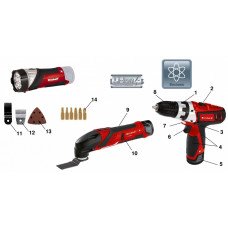 Набір Einhell TE-TK 12 Li Kit (4257191)
