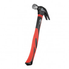 Молоток столярный 450 г, ручка из фибергласса. INTERTOOL HT-0223