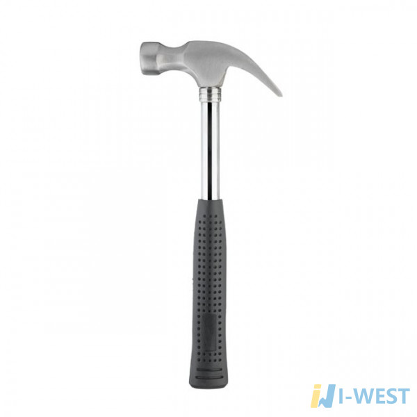 Молоток столярний з обценьками 450г. з металевою ручкою INTERTOOL HT-0224