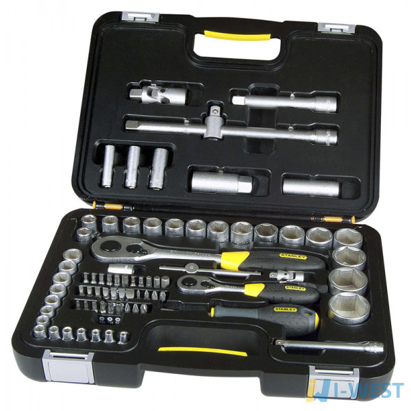 Набір інструментів 1/2", 1/4" Stanley 77 предметів (1-94-669)  STANLEY