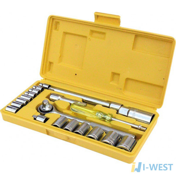 Набір ключів і насадок торцевих 21 шт MasterTool (78-0257)