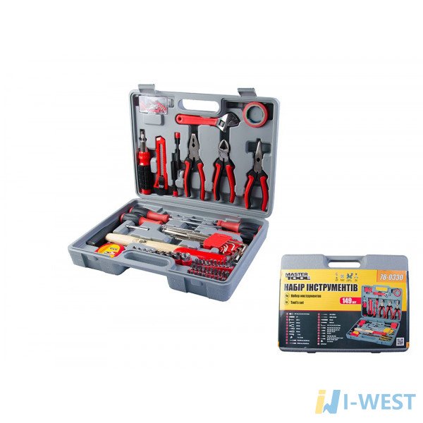 Набір інструменту 149 елементів MasterTool (78-0330)