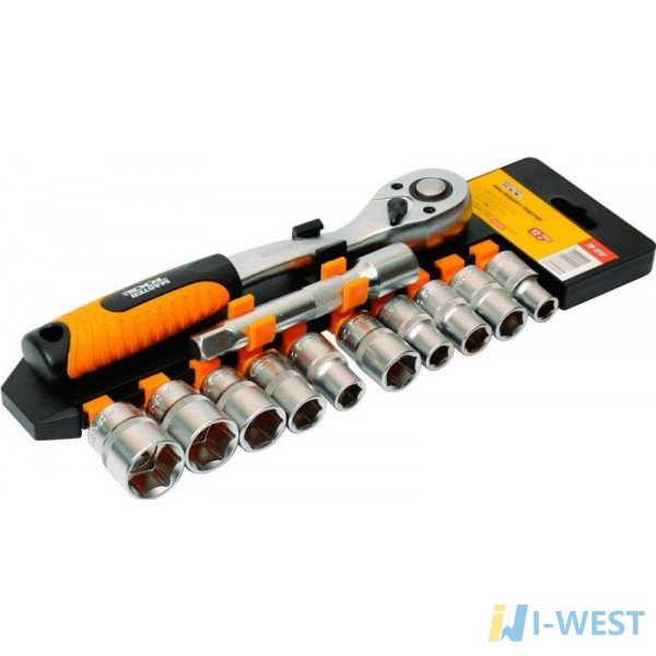 Набір насадок з тріскачкою 1/2" MasterTool (78-1212)