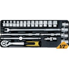 Набір ключів і насадок торцевих MasterTool (78-4124)