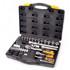 Набір ключів і насадок торцевих 1/4" і 1/2" 72 шт MasterTool (78-5072) Набір ключів і насадок торцевих 1/4" і 1/2" 72 шт MasterTool (78-5072)