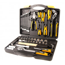 Набір інструментів і насадок торцевих CV 1/4" і 1/2" 56 шт Mastertool (78-5156) MasterTool Набір інструментів і насадок торцевих CV 1/4" і 1/2" 56 шт Mastertool (78-5156) MasterTool