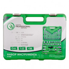 Набір інструментів 38ед. 1/2 INTERTOOL (ET-6038SP) Набір інструментів 38ед. 1/2 INTERTOOL (ET-6038SP)