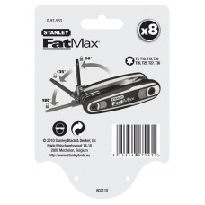Набір ключів торцевих Stanley Torx FatMax (0-97-553) STANLEY Набір ключів торцевих Stanley Torx FatMax (0-97-553) STANLEY