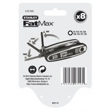 Набір ключів торцевих Stanley Torx FatMax (0-97-553) STANLEY Набір ключів торцевих Stanley Torx FatMax (0-97-553) STANLEY