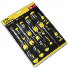 Набір викруток Stanley Cushion Grip 10 предметів (5-64-977) STANLEY Набір викруток Stanley Cushion Grip 10 предметів (5-64-977) STANLEY