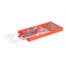 Набор плашек M3-M12 и метчиков M3-M12, 40ед. INTERTOOL SD-8040