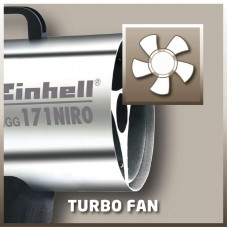 Обігрівач газовий, 17 кВт, 500 м3/ч, 1340 г/ч (2330435) Einhell