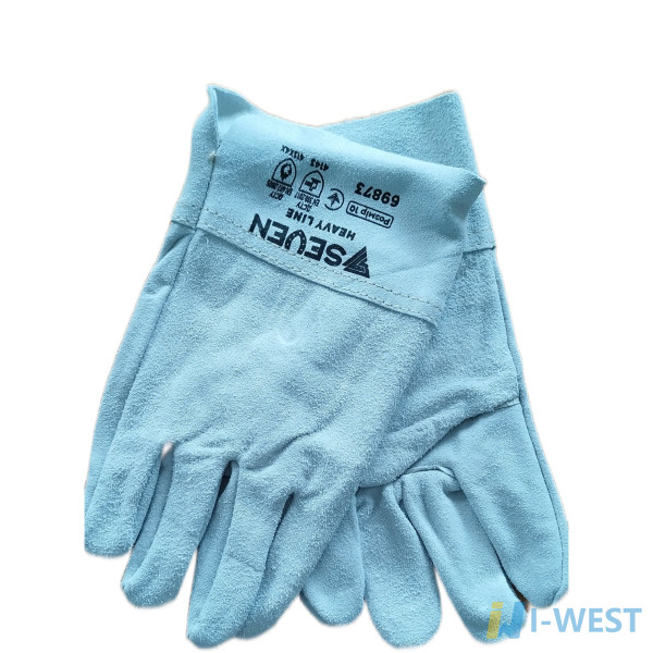 Перчатка Крага без подкладки серая Перчатка-центр (69873)