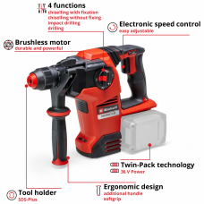 Перфоратор Einhell HEROCCO 36/28-Solo (4513950)