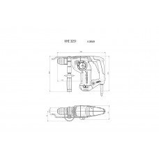 Перфоратор SDS-plus Metabo KHE 3251 (600659000) Перфоратор SDS-plus Metabo KHE 3251 (600659000)