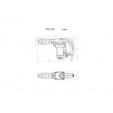 Перфоратор сетевой METABO KHE 5-40 (600687000) Metabo