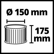 Фільтр гофрований клас L Einhell (2351126 ) Фільтр гофрований клас L Einhell (2351126 )