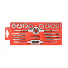 Набор плашек M3-M12 и метчиков M3-M12, 20 ед. INTERTOOL SD-8020