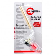 Горелка газовая, регулятор, сопло D=10мм INTERTOOL GB-0024 Горелка газовая, регулятор, сопло D=10мм INTERTOOL GB-0024