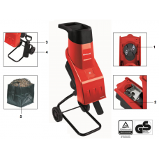 Шредер садовий Einhell GH-KS 2440 (3430340) Шредер садовий Einhell GH-KS 2440 (3430340)