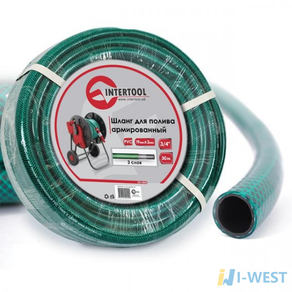 Шланг для поливу 3-х шаровий 3/4 INTERTOOL (GE-4045) Шланг для поливу 3-х шаровий 3/4 INTERTOOL (GE-4045)
