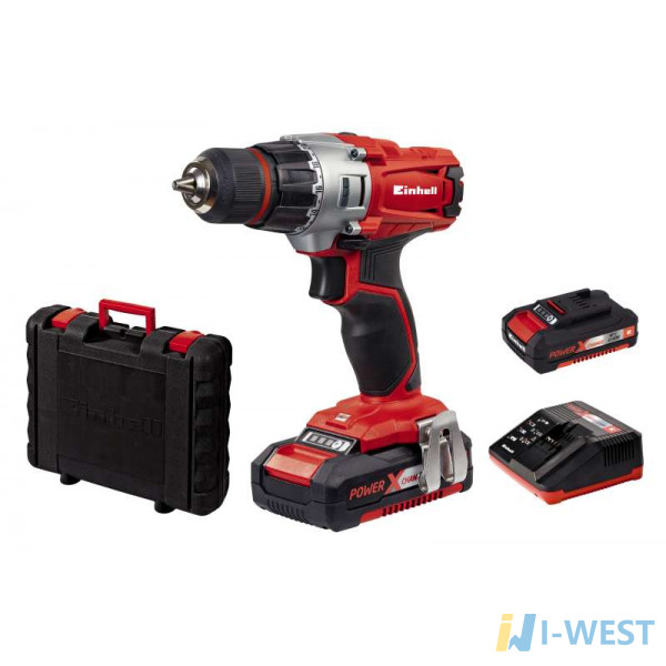 Дриль акумуляторна TE-CD 18/2 Li Kit, 2х1.5 Ah (4513830) Einhell
