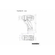 Акумуляторний дриль-шуруповерт Metabo POWERMAXX BS BASIC SET (600080960)