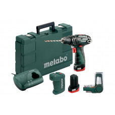 Аккумуляторный шуруповерт Metabo PowerMaxx SB + PA + BitBox 9 (600385910)