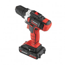 Дриль-шурупокрут акумуляторний Li-Ion 18 В, 25 Nm, 0-400/0-1500 об/хв, 2x2.0 Аг INTERTOOL WT-0314