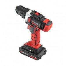 Дриль-шурупокрут акумуляторний Li-Ion 18 В, 25 Nm, 0-400/0-1500 об/хв, 2x2.0 Аг INTERTOOL WT-0314