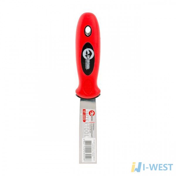 Шпатель из нержавеющей стали 25мм Проф INTERTOOL KT-2602