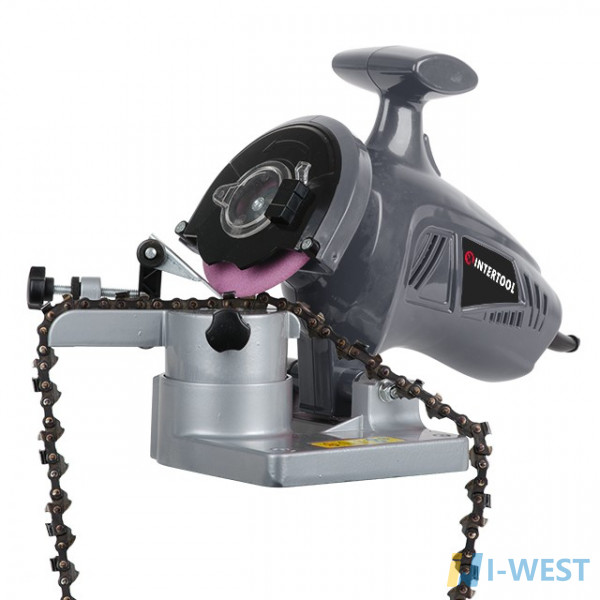 Верстат для заточування ланцюгів 250 Вт, 7500 об/хв., 100*10*3.2 мм INTERTOOL DT-0850 Верстат для заточування ланцюгів 250 Вт, 7500 об/хв., 100*10*3.2 мм INTERTOOL DT-0850