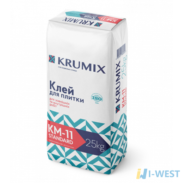 Клей для плитки КМ-11 Krumix Клей для плитки КМ-11 Krumix