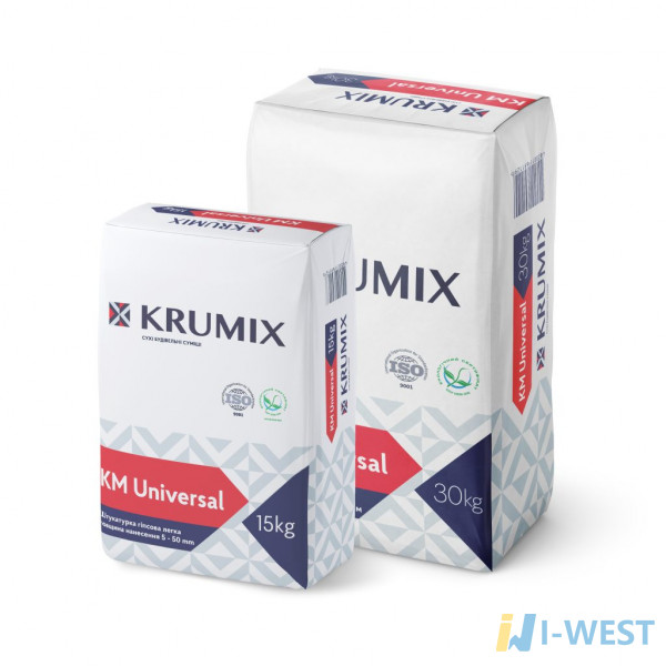 Штукатурка KM Universal 30 кг Krumix (КМ Universal) Штукатурка KM Universal 30 кг Krumix (КМ Universal)