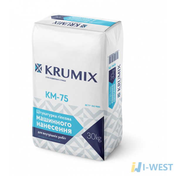 Штукатурка гіпсова КМ-75 Krumix