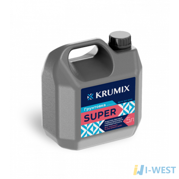 Грунтовка SUPER 5 л Krumix (super5) Грунтовка SUPER 5 л Krumix (super5)