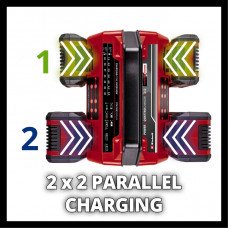 Пристрій зарядний PXC 2x2 Power X-Quattrocharger 4A Einhell (4512102)