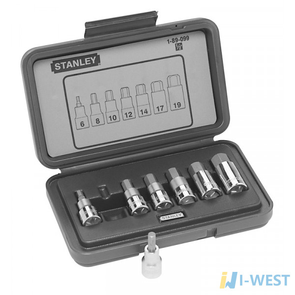 Набор торцевых головок с шестигранными вставками STANLEY 1-89-099 Набор торцевых головок с шестигранными вставками STANLEY 1-89-099