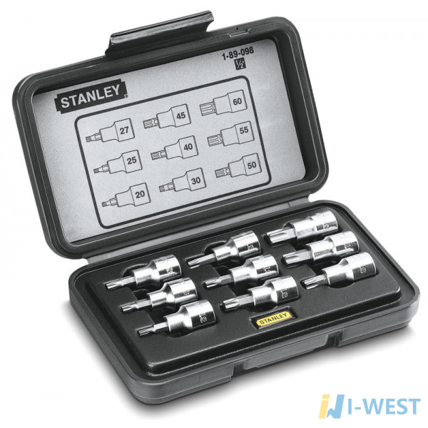 Набор торцевых головок с вставками "Torx" STANLEY 1-89-098 Набор торцевых головок с вставками "Torx" STANLEY 1-89-098